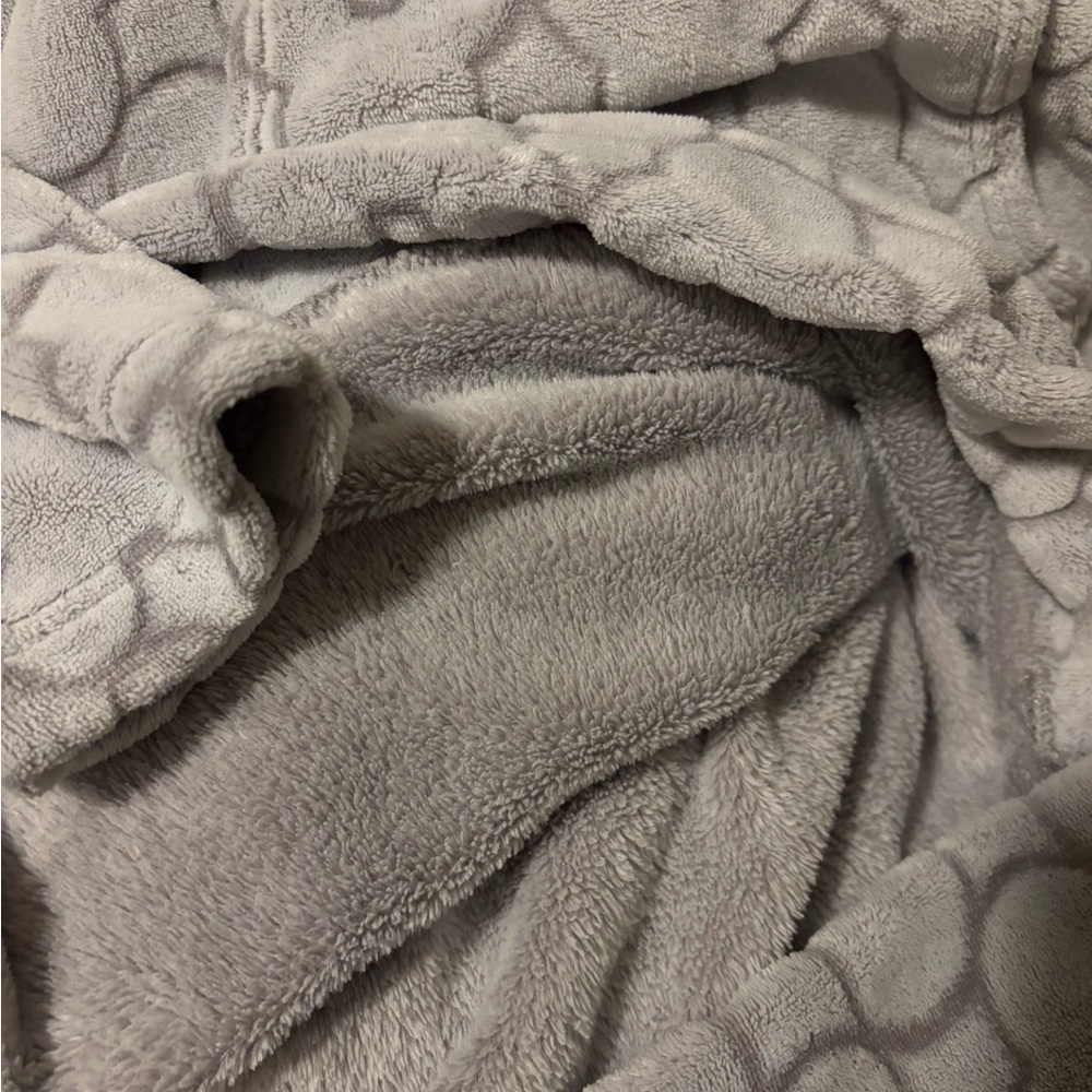 Disney Gray Hooded Fleece Robe - Picture 5 of 5